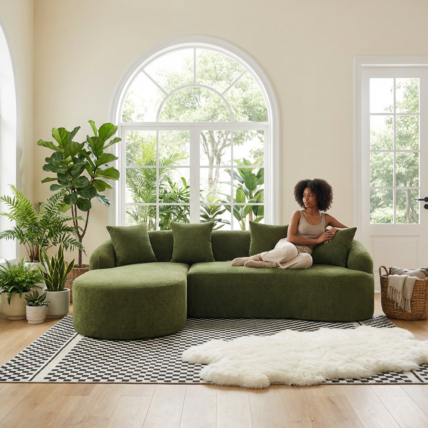 L-Shape Modular Sectional Sofa MS1-L-T