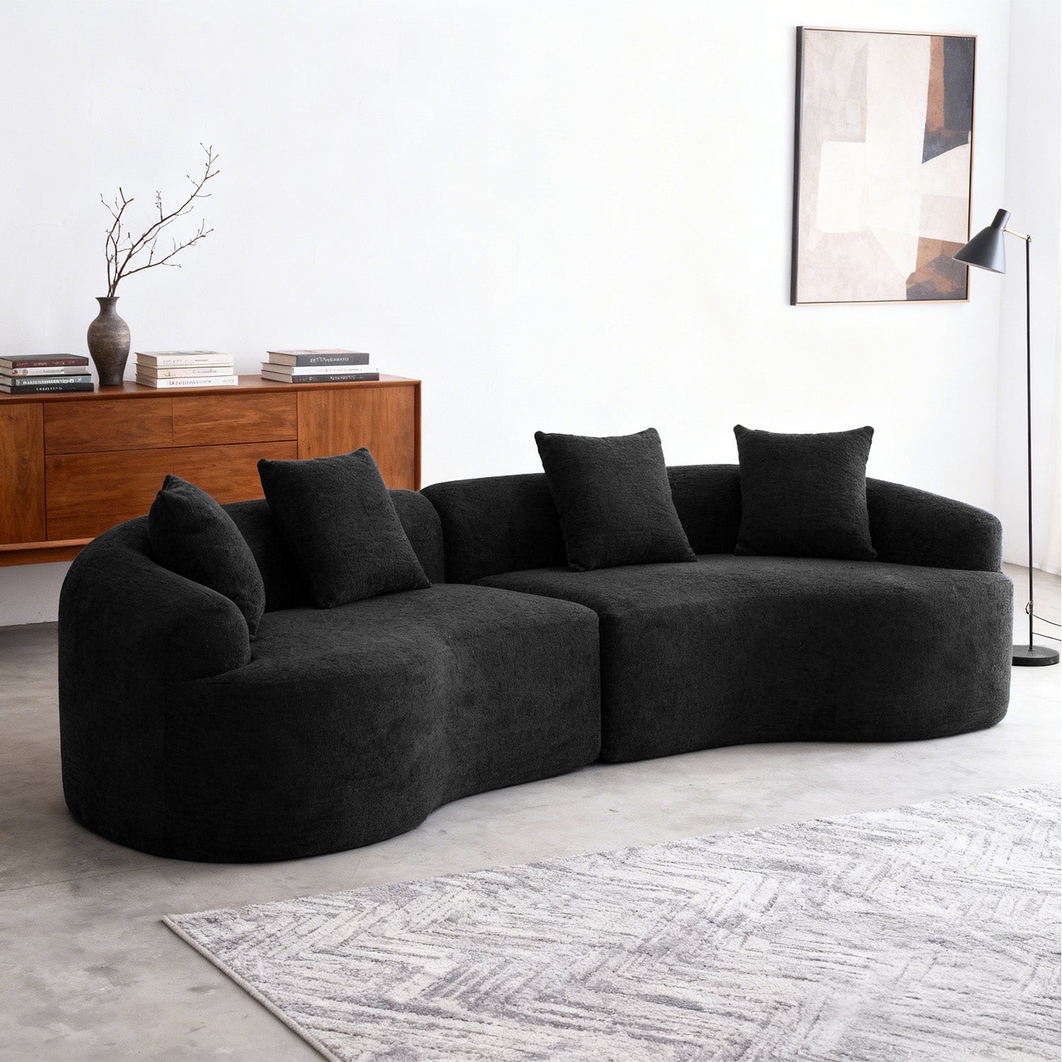 Curved Modular Sectional Sofa MS1-L