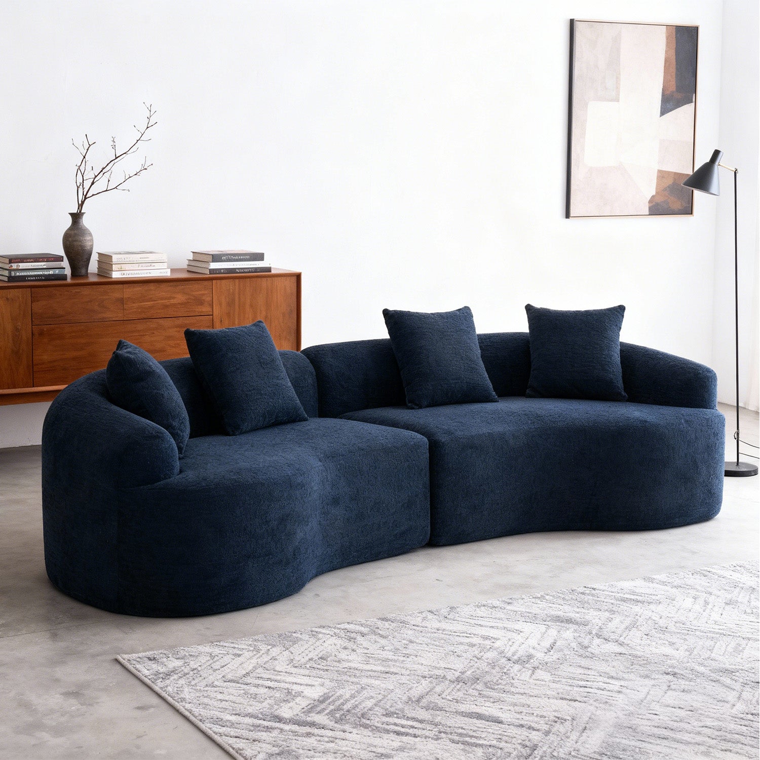 Curved Modular Sectional Sofa MS1-L