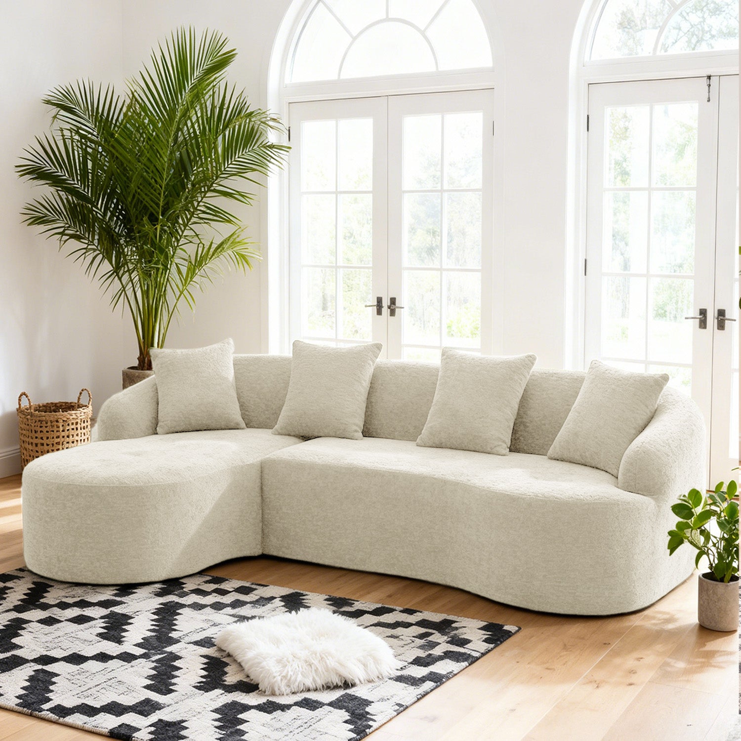 L-Shape Modular Sectional Sofa MS1-L-T