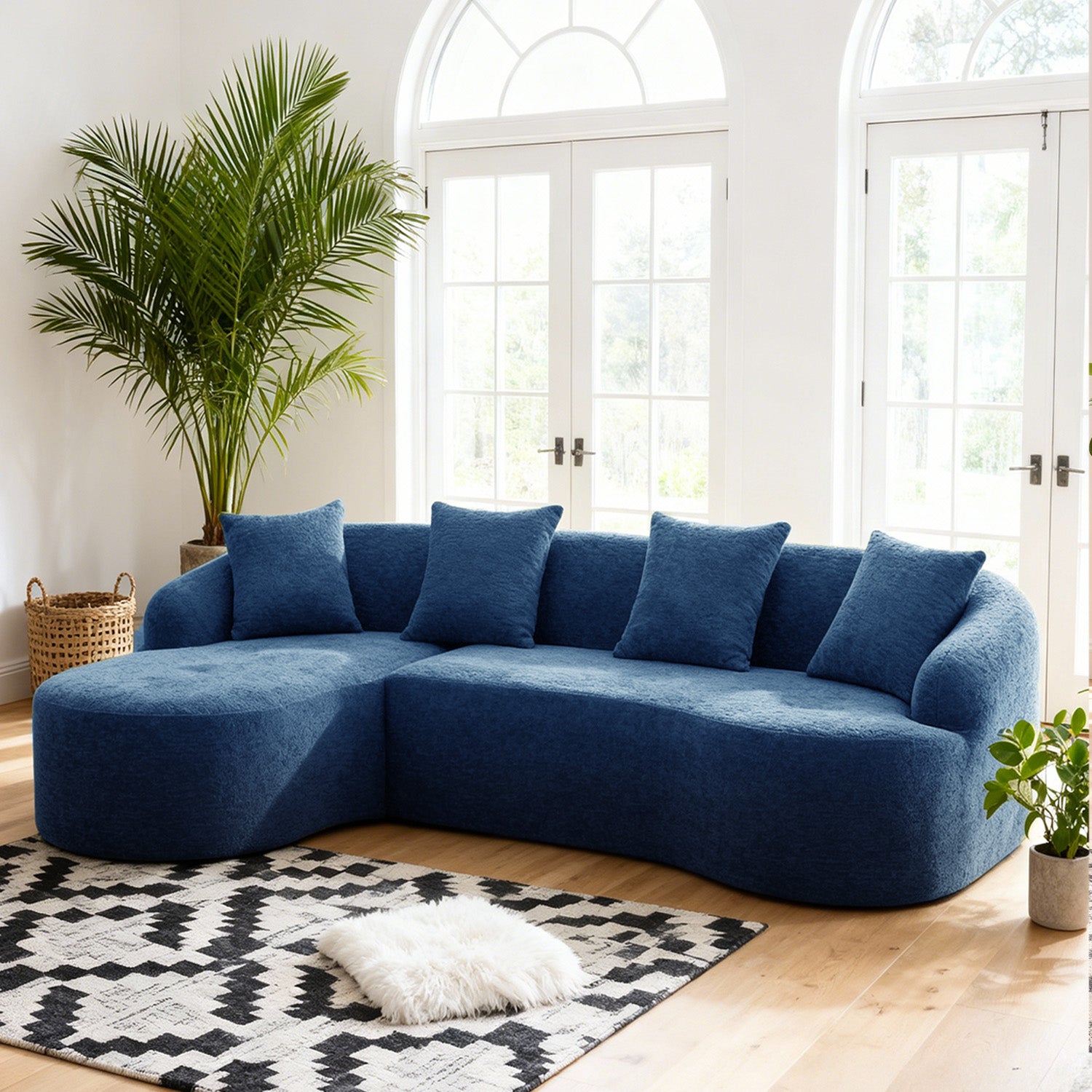 L-Shape Modular Sectional Sofa MS1-L-T