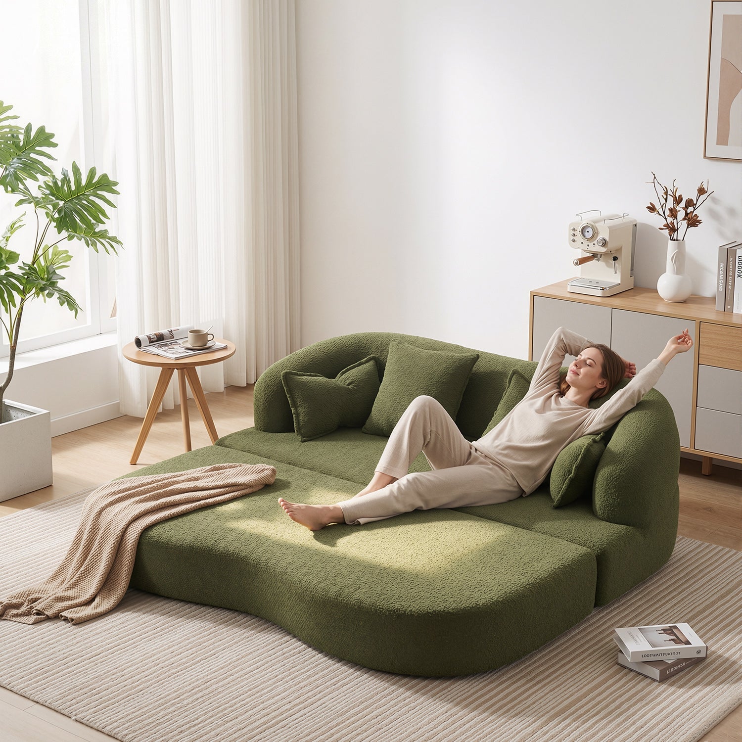 2-in-1 Foldable Sofa Bed MS4