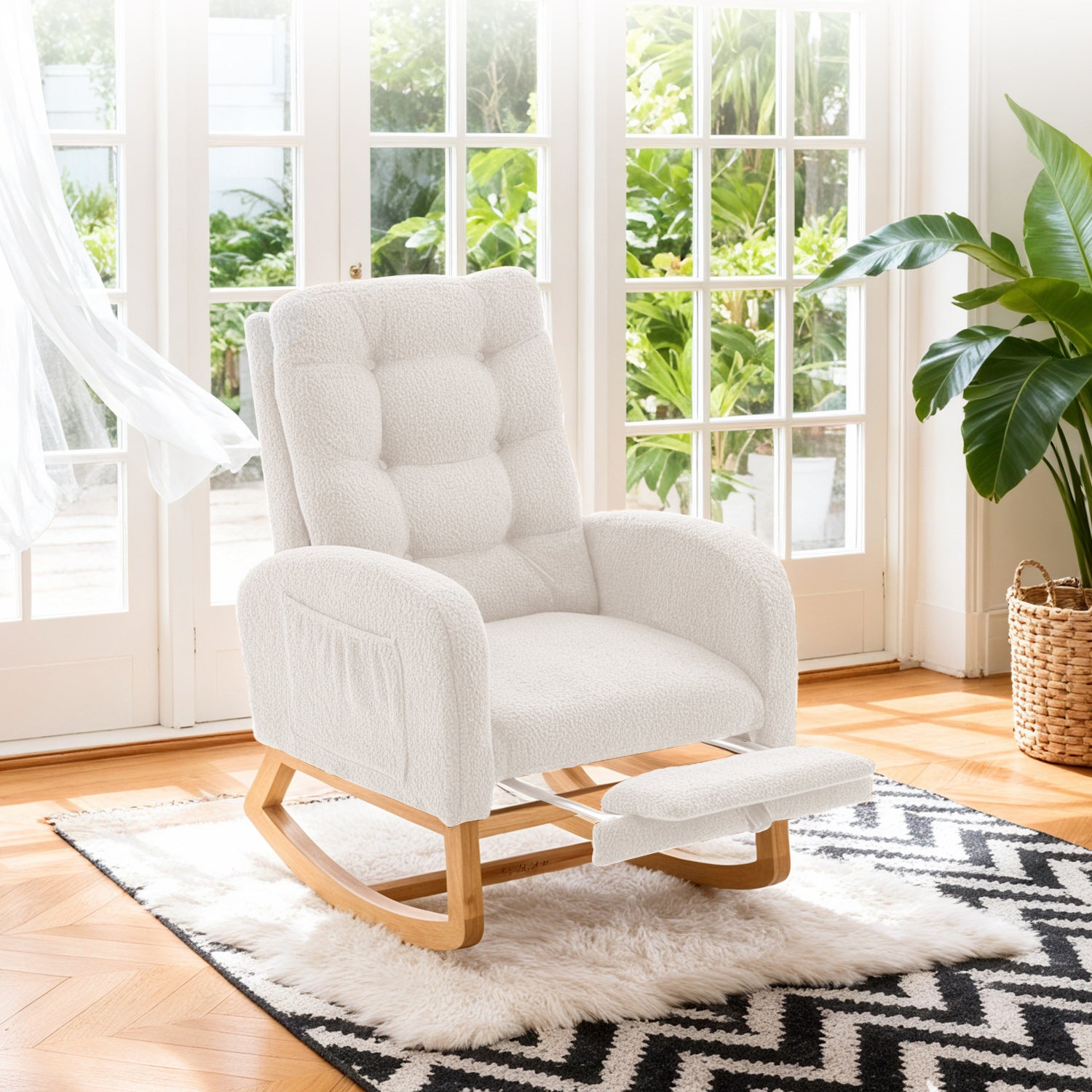 Accent Rocking Chair with Footrest RC1