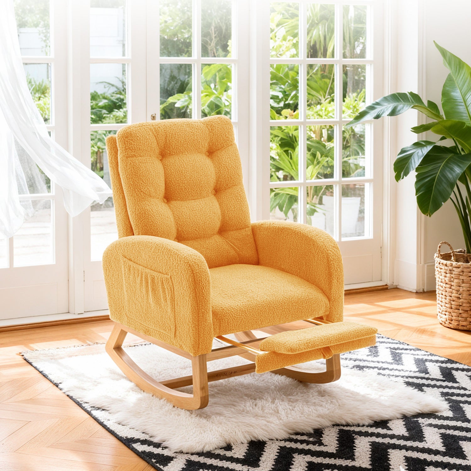 Accent Rocking Chair with Footrest RC1