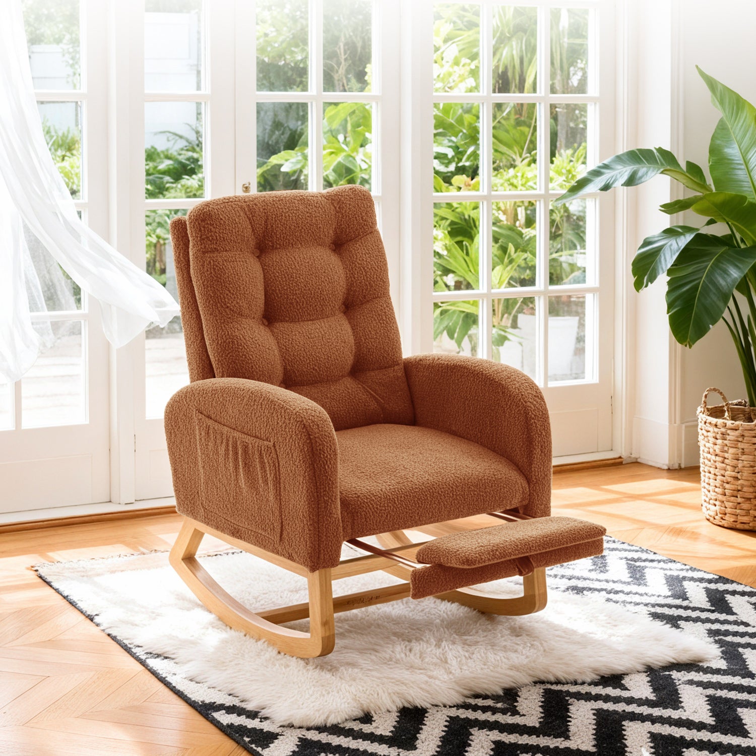 Accent Rocking Chair with Footrest RC1