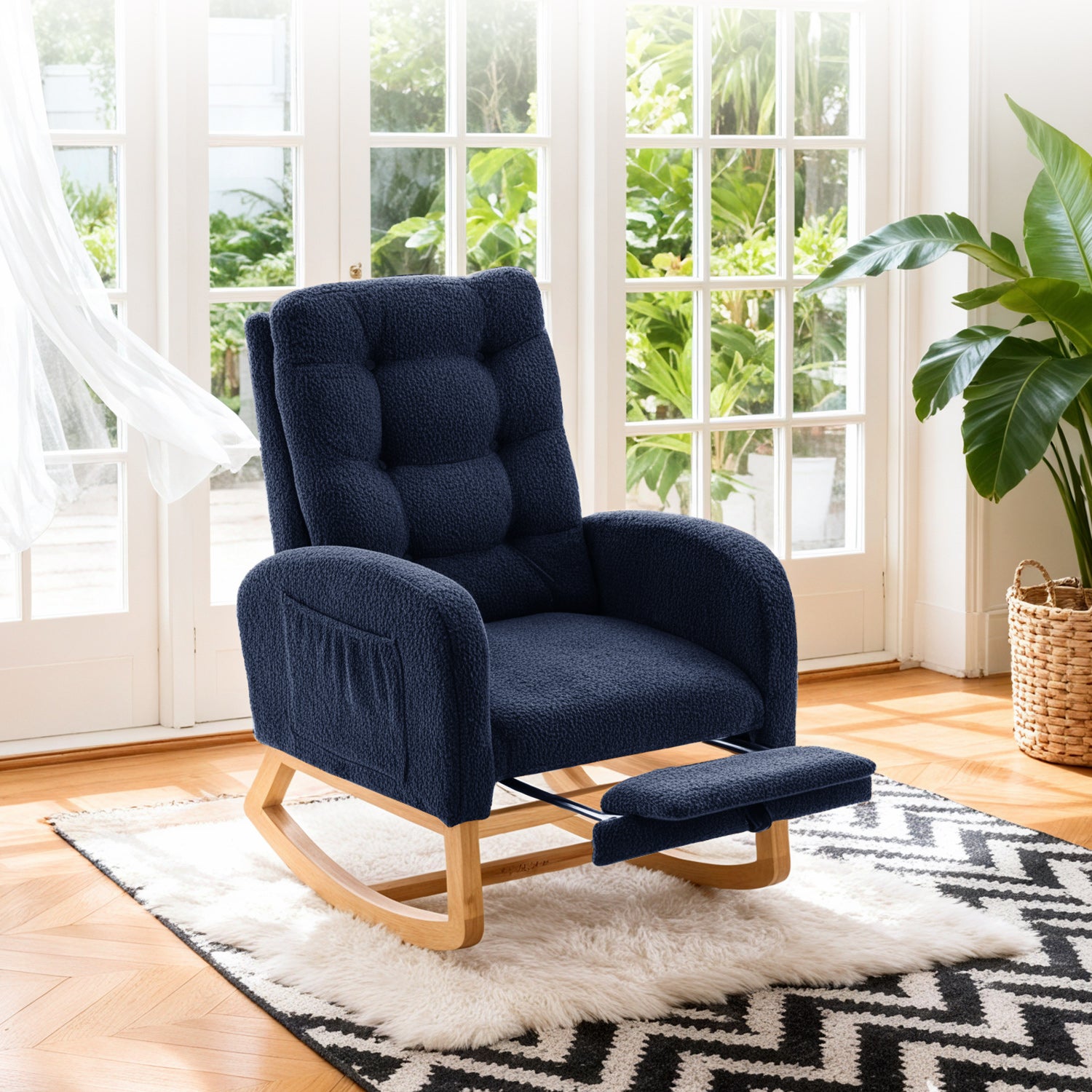 Accent Rocking Chair with Footrest RC1
