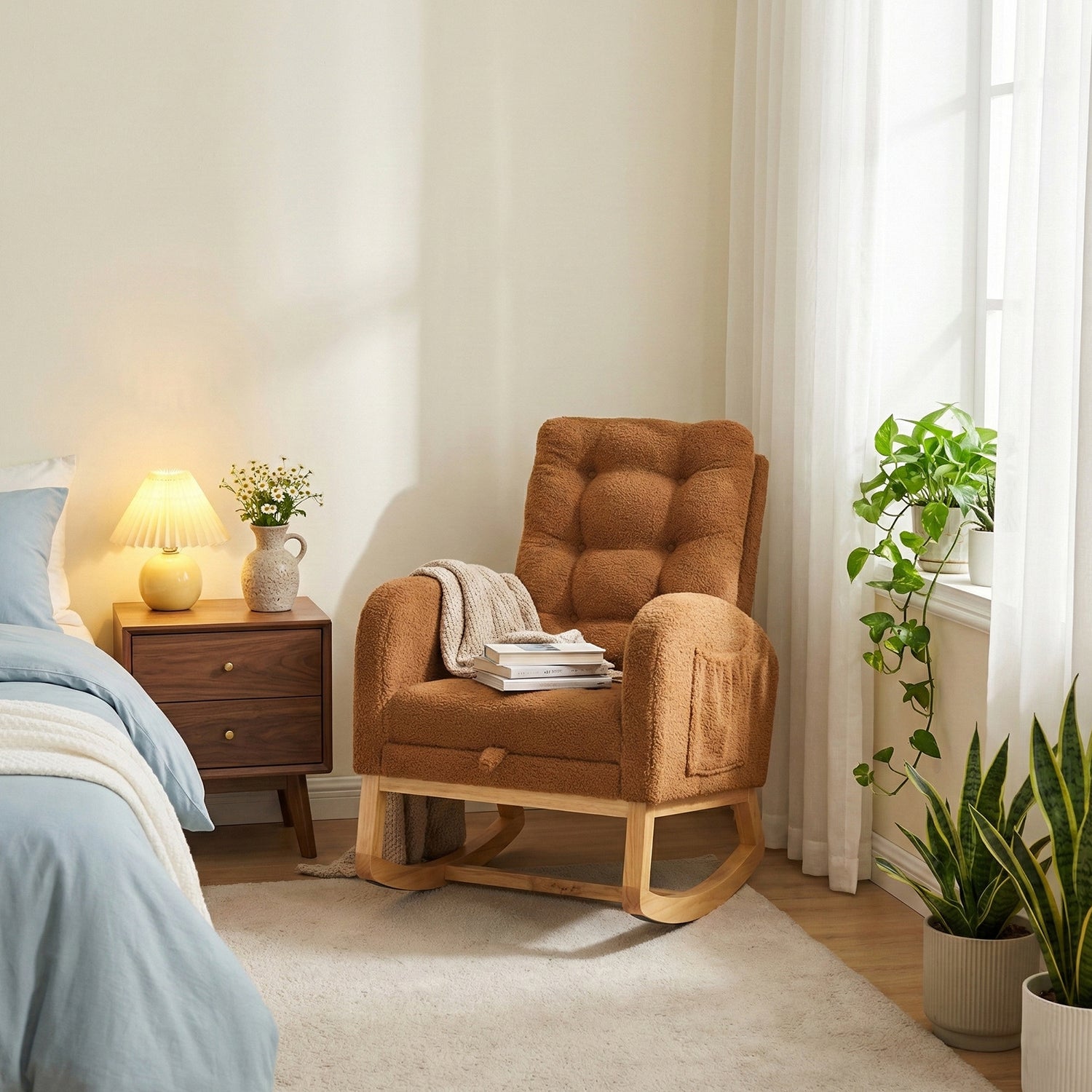 Accent Rocking Chair with Footrest RC1